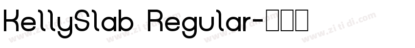 KellySlab Regular字体转换